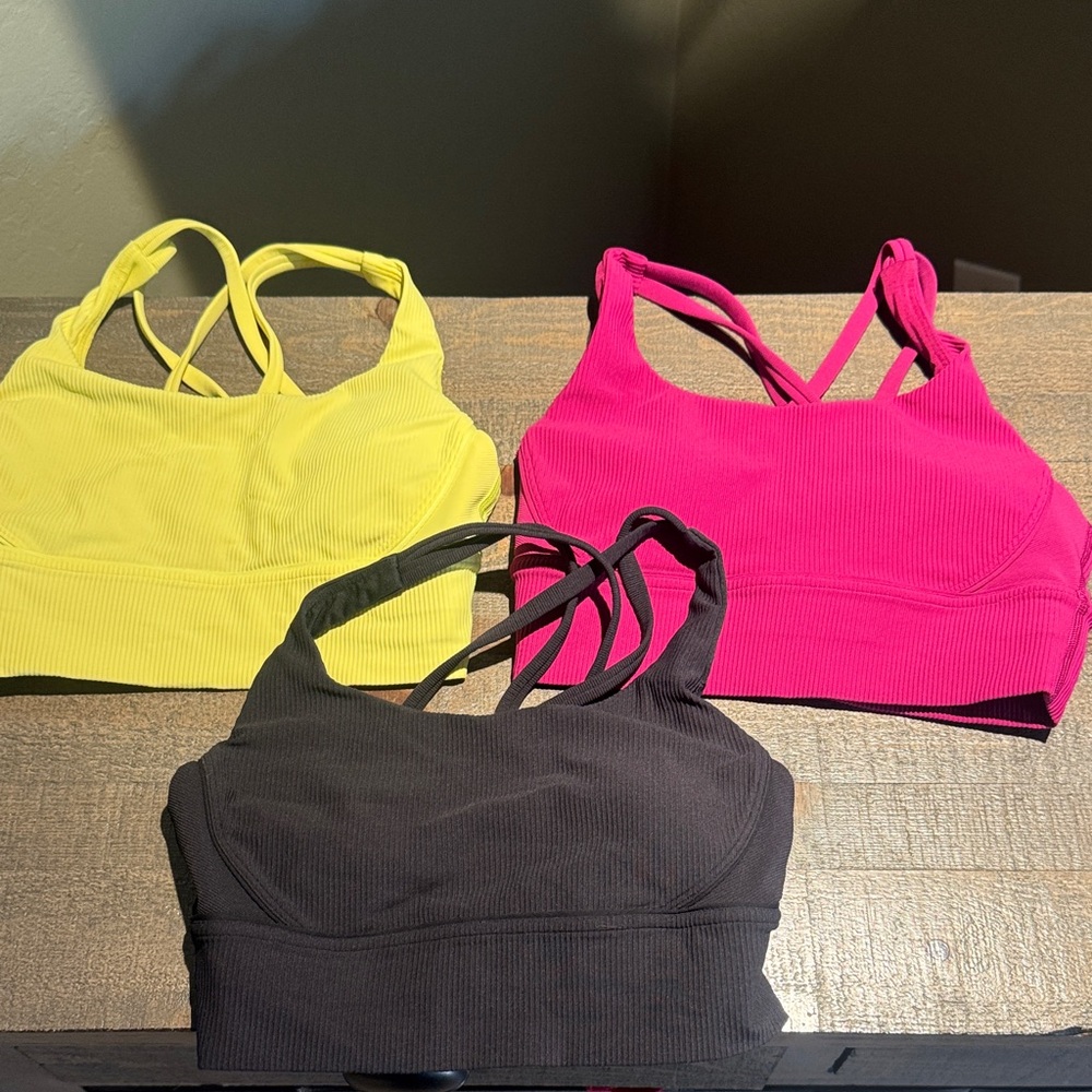 Lululemon Ribbed Sports Bras